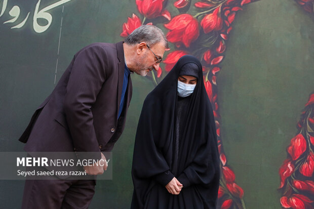 آیین بدرقه کاروان «سرباز وطن»