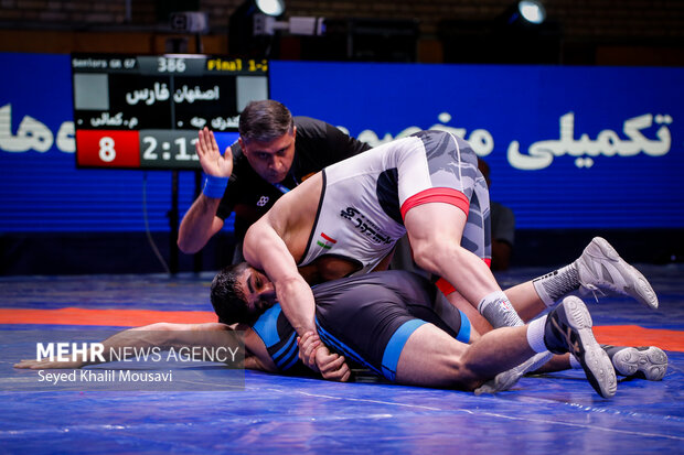 مسابقات کشتی فرنگی قهرمانی بزرگسالان کشور در اهواز