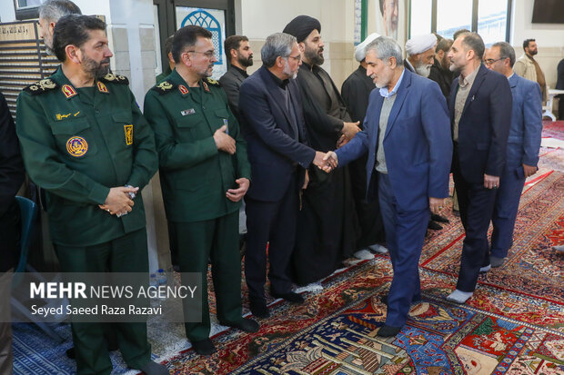 مراسم ترحیم آیت‌الله سید محمد شاهچراغی