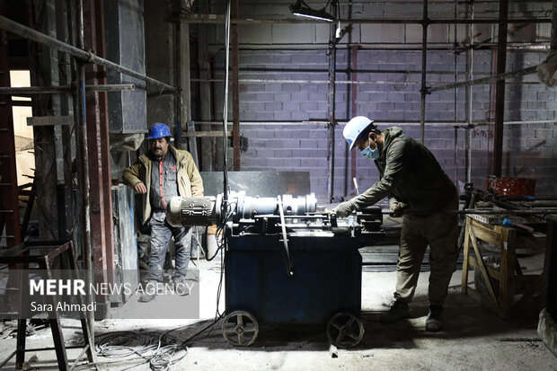 بازدید از پروژه های عمرانی حرم مطهر رضوی