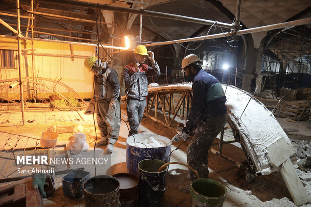 بازدید از پروژه های عمرانی حرم مطهر رضوی