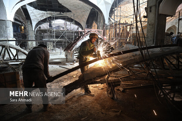 بازدید از پروژه های عمرانی حرم مطهر رضوی