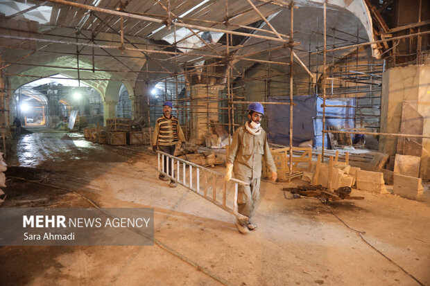 بازدید از پروژه های عمرانی حرم مطهر رضوی