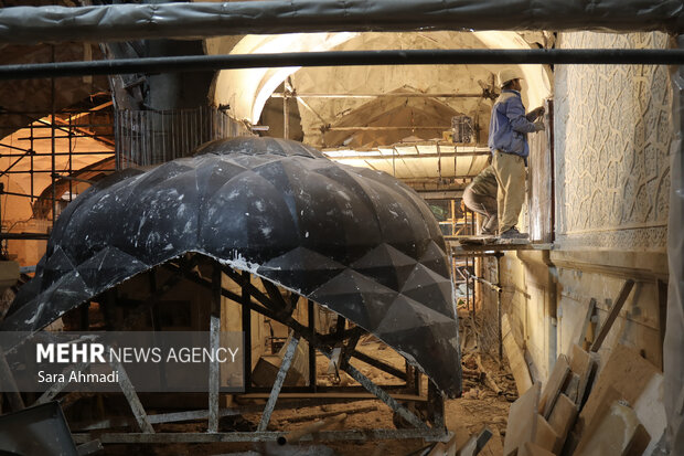 بازدید از پروژه های عمرانی حرم مطهر رضوی