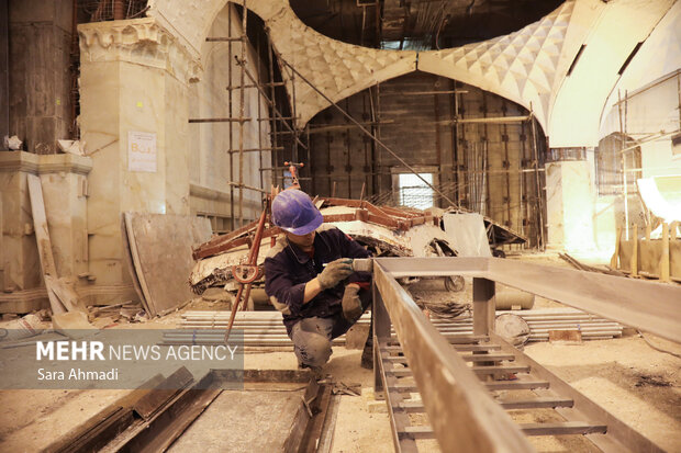 بازدید از پروژه های عمرانی حرم مطهر رضوی