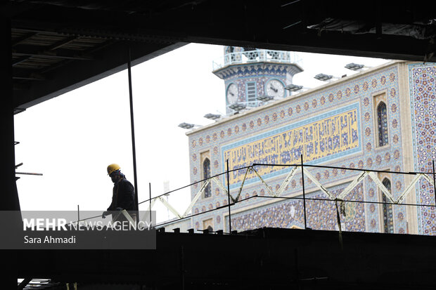 بازدید از پروژه های عمرانی حرم مطهر رضوی