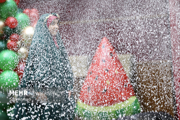 شب یلدای بیماران سرطانی در کنار خادمان امام رضا(ع)